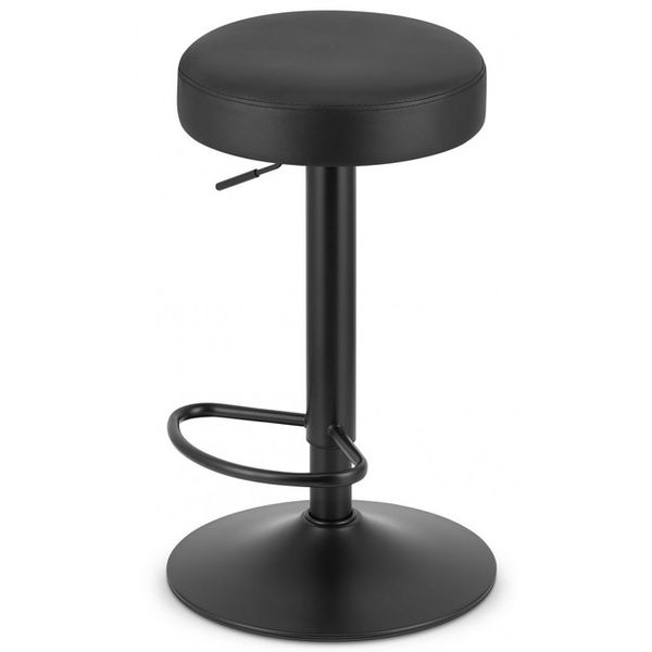 Барний стілець Bonro B-067 чорний з чорною основою (47000150) borno47000150 фото