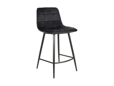 Барный стул MILA H-2 Velvet Черный SIGNAL 7400 фото