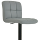 Барний стілець зі спинкою Bonro B-0106 сірий з чорною основою (42400428) borno42400428 фото 8