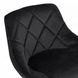 Барний стілець зі спинкою Bonro B-074 велюр чорне з чорною основою (42400303) borno42400303 фото 13