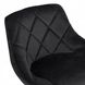 Барний стілець зі спинкою Bonro B-074 велюр чорне з чорною основою (42400303) borno42400303 фото 5