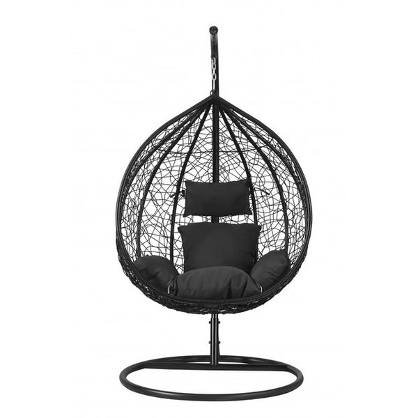 Подвесное кресло-качалка кокон Bonro 329M (черно-серое) (46000011) borno46000011 фото