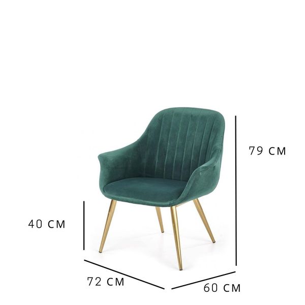 Крісло Elegance 2 Зелений HALMAR 3191 фото