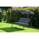 Гойдалка садова Bonro Relax 3-місна графіт (80000009) borno80000009 фото 11