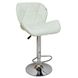 Барний стілець зі спинкою Bonro B-087 білий (40600007) borno40600007 фото 1