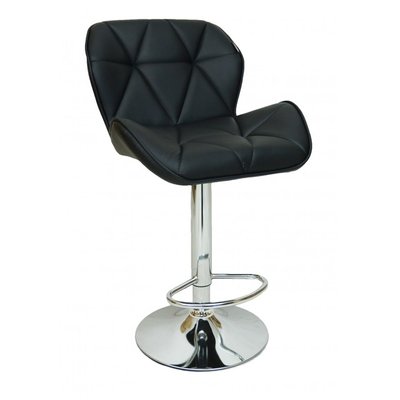 Барный стул со спинкой Bonro B-087 черный (40600005) borno40600005 фото