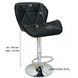 Барний стілець зі спинкою Bonro B-087 чорний (40600005) borno40600005 фото 7