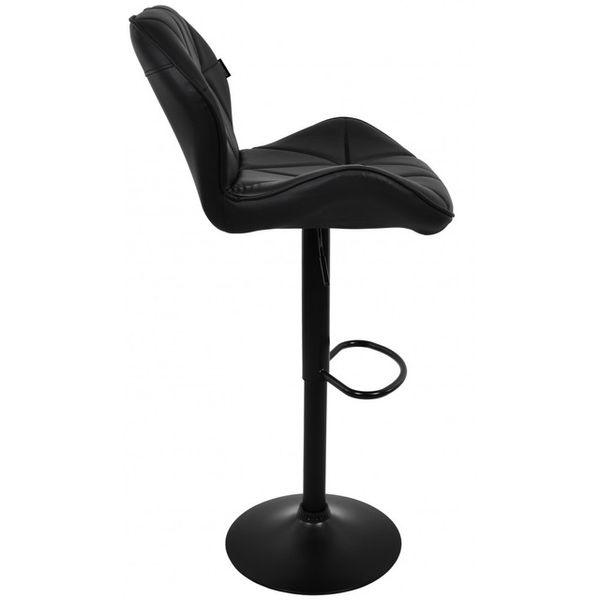 Барний стілець зі спинкою Bonro B-087 чорний (чорна основа) (40080062) borno40080062 фото