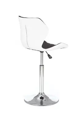 Барний стілець Matrix 2 Чорний / Білий HALMAR 4760 фото