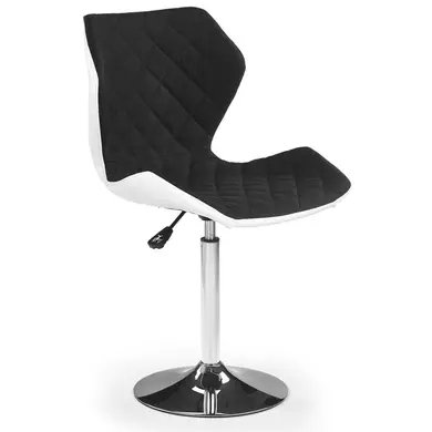 Барний стілець Matrix 2 Чорний / Білий HALMAR 4760 фото