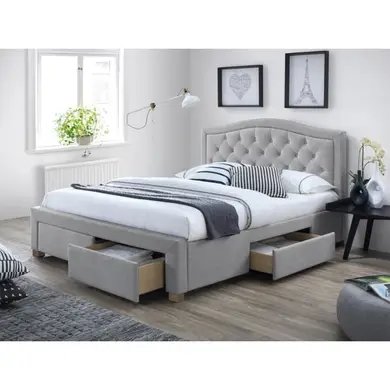 Двоспальне Ліжко Electra з висувними ящиками, SIGNAL 2361 фото