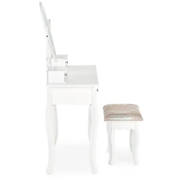 Консоль SARA Белый HALMAR + стул в комплекте 7198 фото