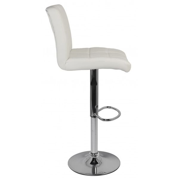 Барний стілець зі спинкою Bonro BC-0106 білий (40080027) borno40080027 фото