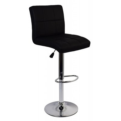 Барный стул со спинкой Bonro BC-0106 черный (40080026) borno40080026 фото