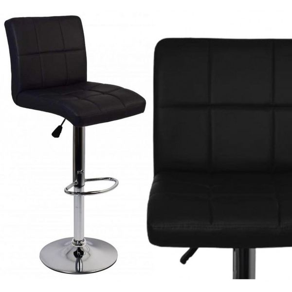 Барний стілець зі спинкою Bonro BC-0106 чорний (40080026) borno40080026 фото