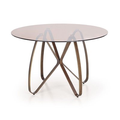 Круглый стол Lungo Коричневый ⌀ 120 см HALMAR 2945 фото
