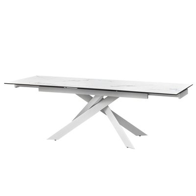 Gracio Straturario White стіл розкладний кераміка 160-240 см DT293S-STATURARIO WHITE фото