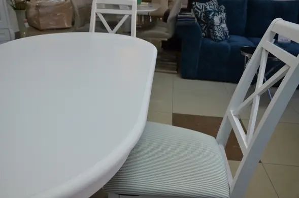 Стол Dello Белый 100(129)x70 см SIGNAL 1168 фото