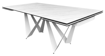 Fjord Silver Shadow стіл розкладний кераміка 200-300 см DT164CR-SILVER SHADOW фото
