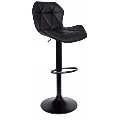 Барный стул со спинкой Bonro BN-087 черный (черное основание) (42400411) borno42400411 фото
