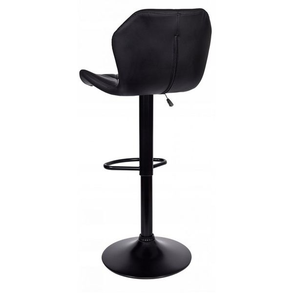 Барний стілець зі спинкою Bonro BN-087 чорний (чорна основа) (42400411) borno42400411 фото