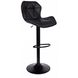 Барний стілець зі спинкою Bonro BN-087 чорний (чорна основа) (42400411) borno42400411 фото 8