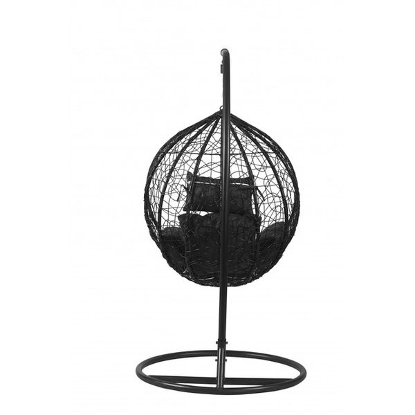 Подвесное кресло-качалка кокон Bonro 329S (черно-серое) (46000009) borno46000009 фото
