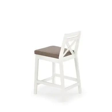 Барний стілець Borys Low Білий HALMAR 4631 фото