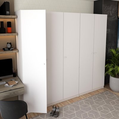 Шкаф для одежды Doros Промо Белый 2+3 ДСП 225х48х204 (42005004) 42005004-1820855548 фото