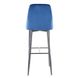 Барний стілець Trix B H-1 Velvet Синій SIGNAL 2608-2 фото 3
