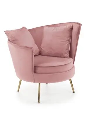 Кресло Almond Velvet Розовый HALMAR 4066-2 фото