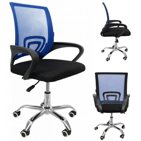 Офісне крісло Bonro B-619 Синє (40030001) borno40030001 фото