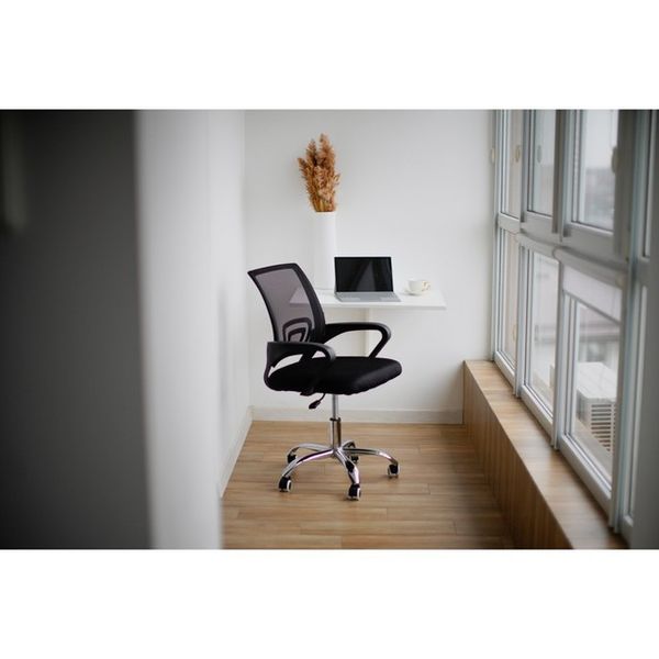 Офісне крісло Bonro B-619 Чорне (40030000) borno40030000 фото