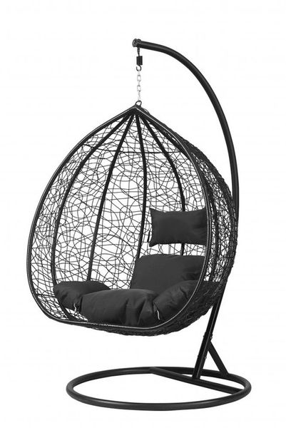 Подвесное кресло-качалка кокон Bonro 329XL (черно-серое) (46000013) borno46000013 фото