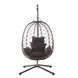 Підвісне крісло-гойдалка кокон Bonro B-015 чорно-сіре (42400409) borno42400409 фото 3