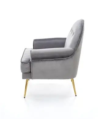 Кресло SANTI Velvet Серый HALMAR 7154 фото