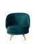 Кресло "Сильвия" изумрудный + золото Vetro-silviya-emerald-armchair фото 4
