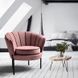 Кресло ANGELO Velvet Розовый HALMAR 7105 фото 1
