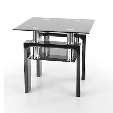Журнальний столик Lisa D Чорний 60х60 см SIGNAL 1752 фото