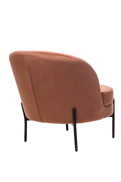 Кресло "Белла" роза + черный Vetro-bella-rose-armchair фото