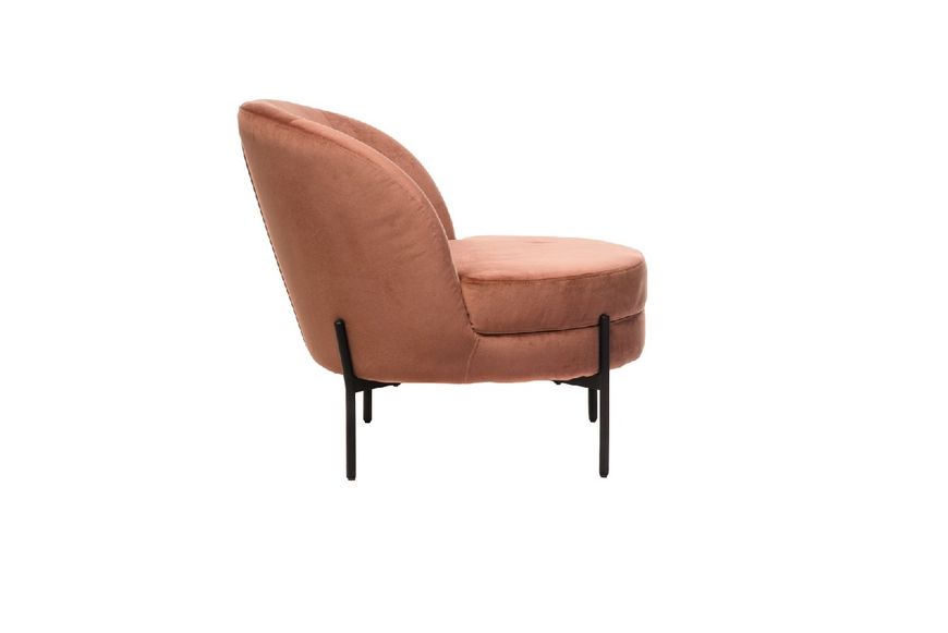 Кресло "Белла" роза + черный Vetro-bella-rose-armchair фото
