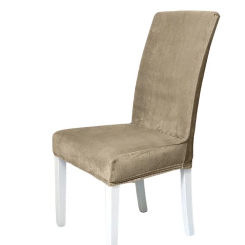 Вельветовий чохол для стільця Diana Textile Velvet al2203Light-Brown фото
