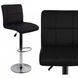 Барный стул со спинкой Bonro BN-0106 черный (42400410) borno42400410 фото 14