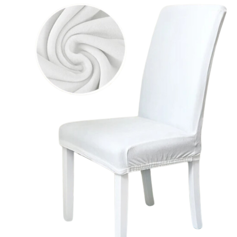 Вельветовий чохол для стільця Diana Textile Velvet al2203White фото