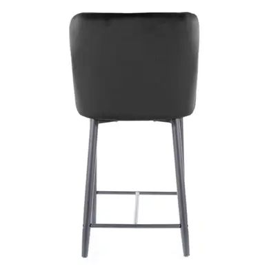 Барный стул Colin B H-2 Velvet Черный SIGNAL 1536-1 фото