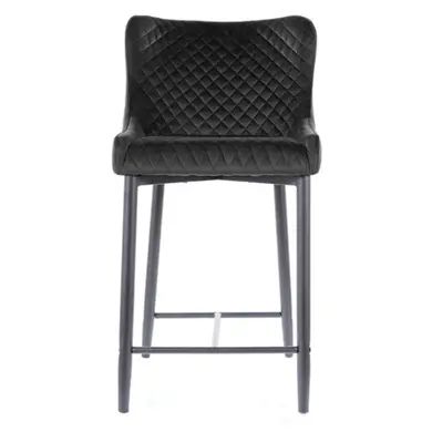 Барный стул Colin B H-2 Velvet Черный SIGNAL 1536-1 фото