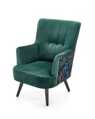 Кресло PAGONI Velvet Темно-зеленый HALMAR 7148 фото