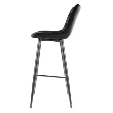 Барний стілець Chic H-1 Velvet Чорний SIGNAL 2575-1 фото