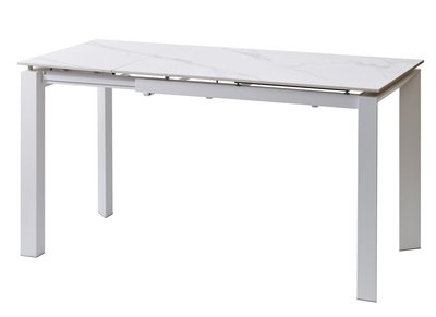 Bright White Marble стол керамический 102-142 см DT505CR-WHITE MARBLE фото