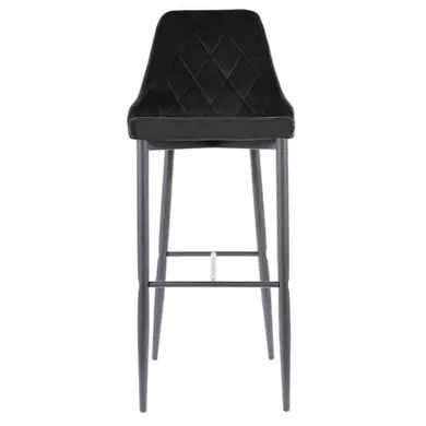 Барный стул Trix B H-1 Velvet Черный SIGNAL 2608-1 фото